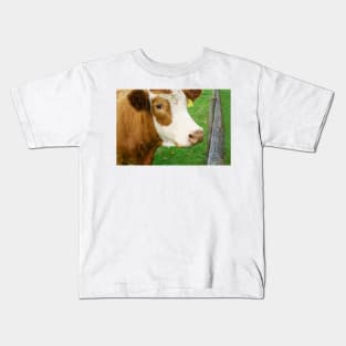 Hereford beef cattle Kids T-Shirt